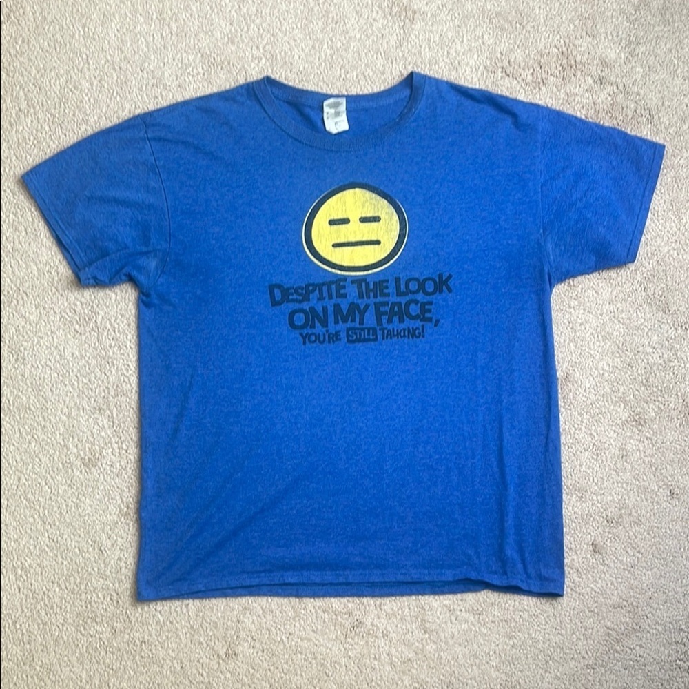 Fruit of the Loom “Despite The Look On My Face” Short Sleeve Tee